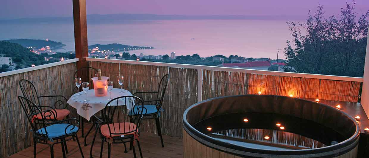 Apartmani Hrvatska - Makarska luksuzni apartman s jacuzzijem